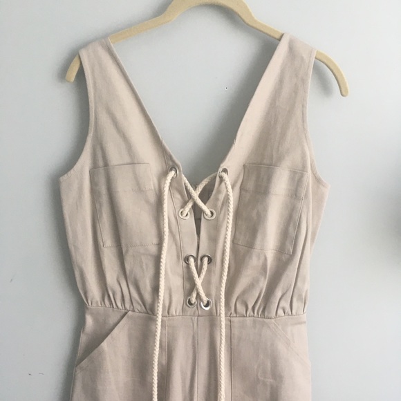 NWT Minimal Nude Utility Jumpsuit - Picture 8 of 11